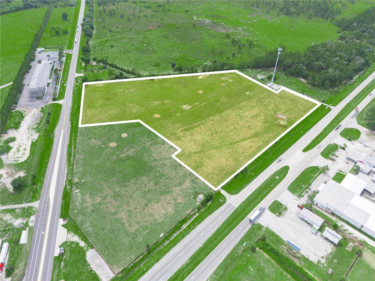 Aerial of parcel