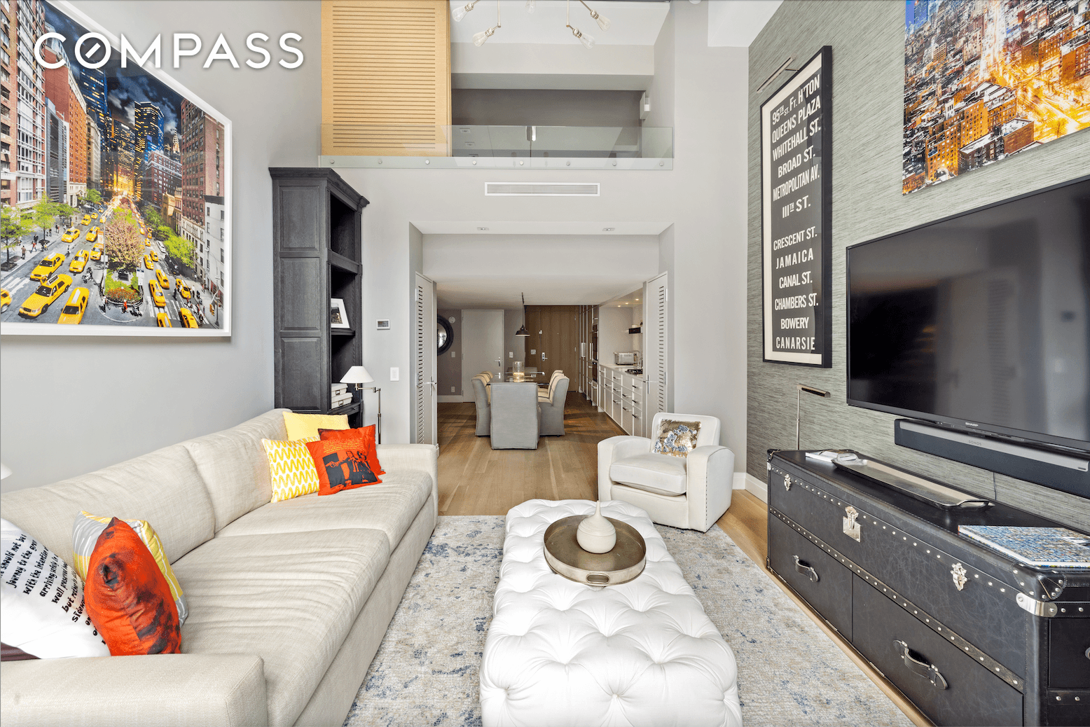 Two bedroom plus office, two and a half bathroom duplex loft featuring breathtaking proportions and exceptional storage in one of the West Village's best full service condominiums.