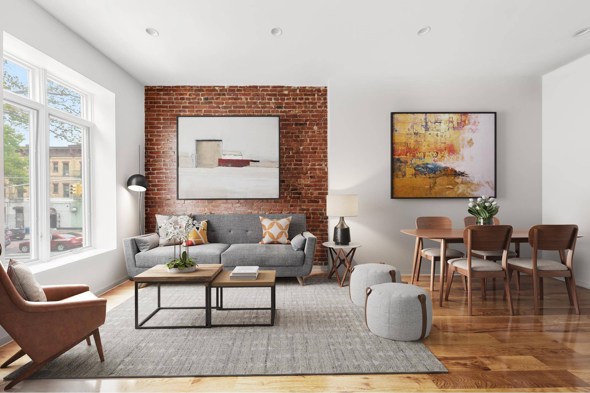 756 St. Johns Place is a newly renovated four unit boutique townhouse condominium located in the heart of Crown Heights.
