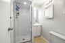 Glass-enclosed shower