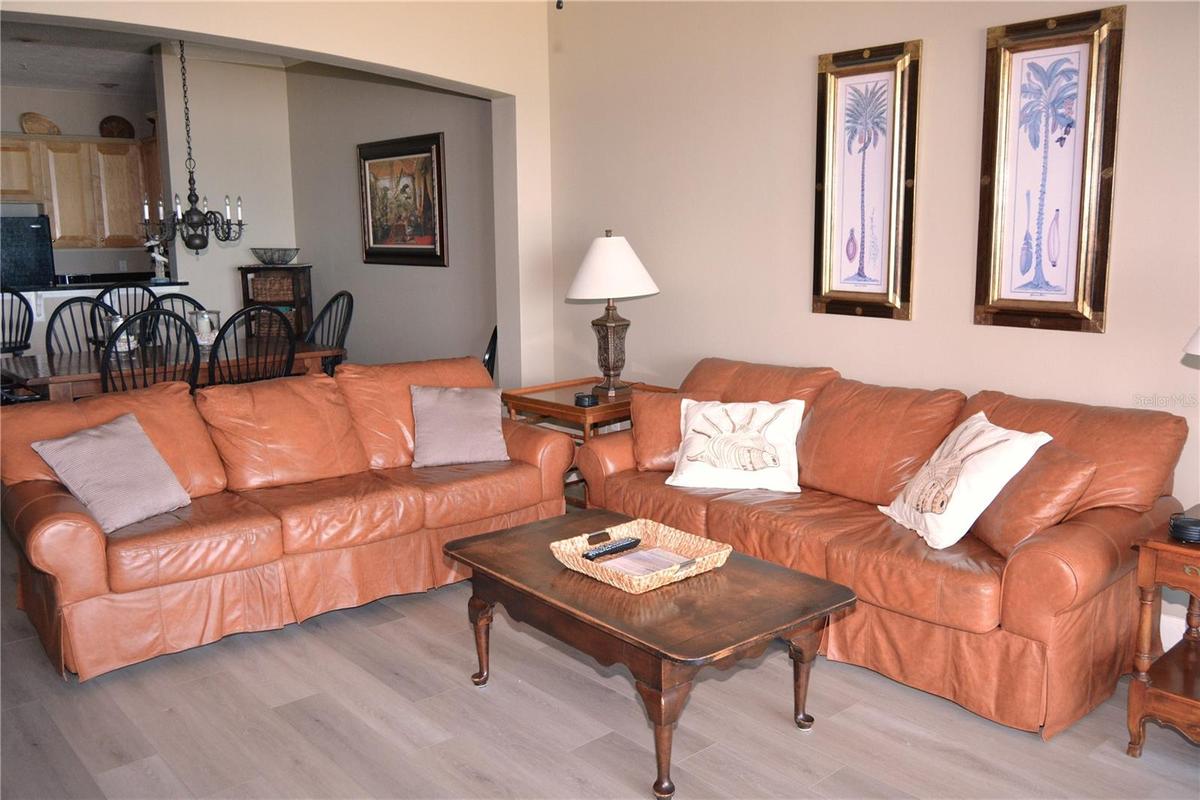 Comfortable living for family and guests.