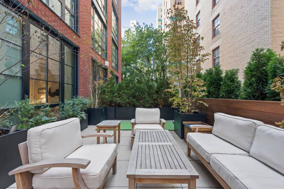 This two bedroom, two and a half bathroom apartment has a lush 531 square foot terrace with custom lighting and BBQ grill directly off the living room and is the ...