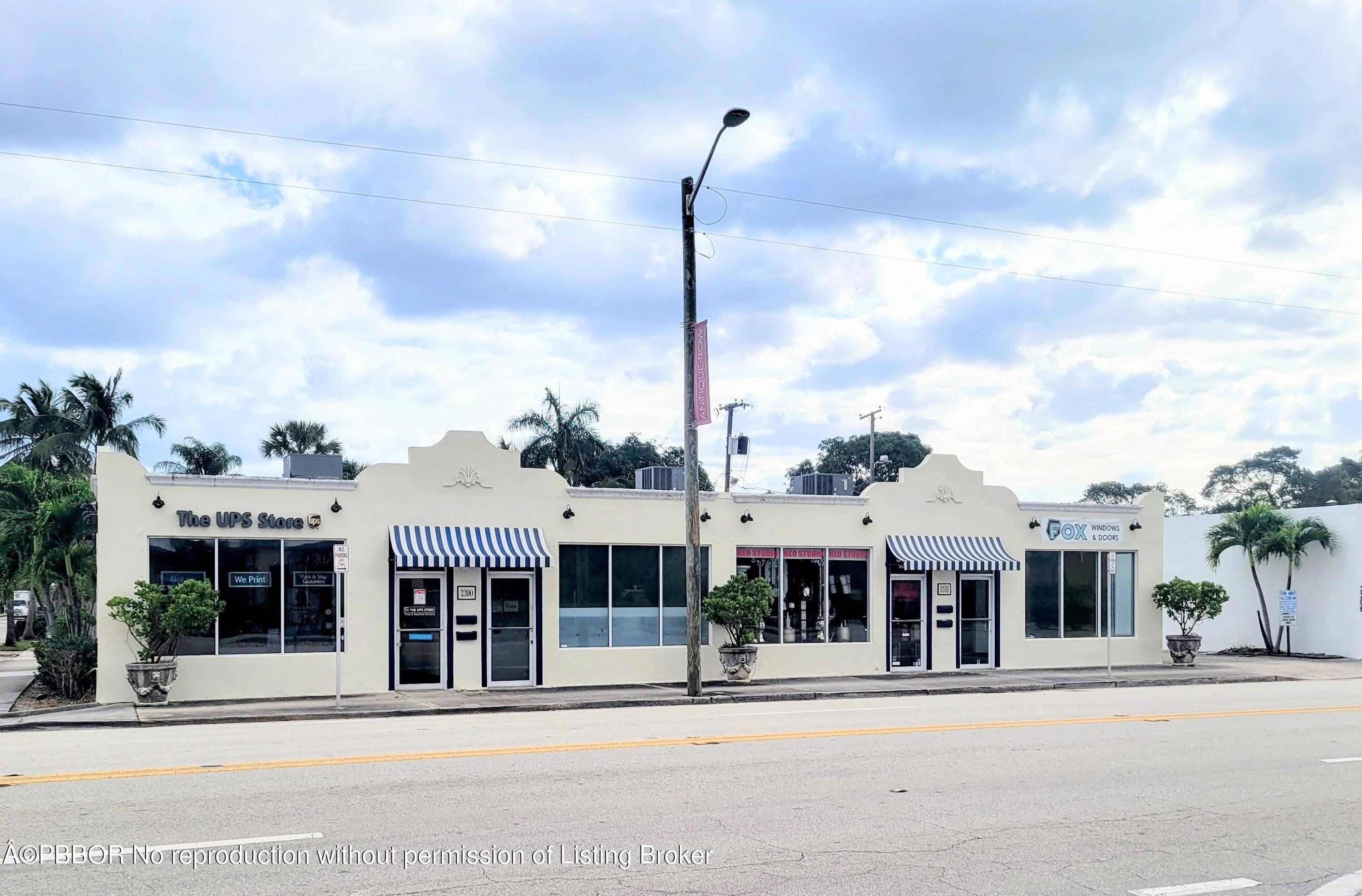 4 Unit Retail Center on Dixie Highway in West Palm Beach.