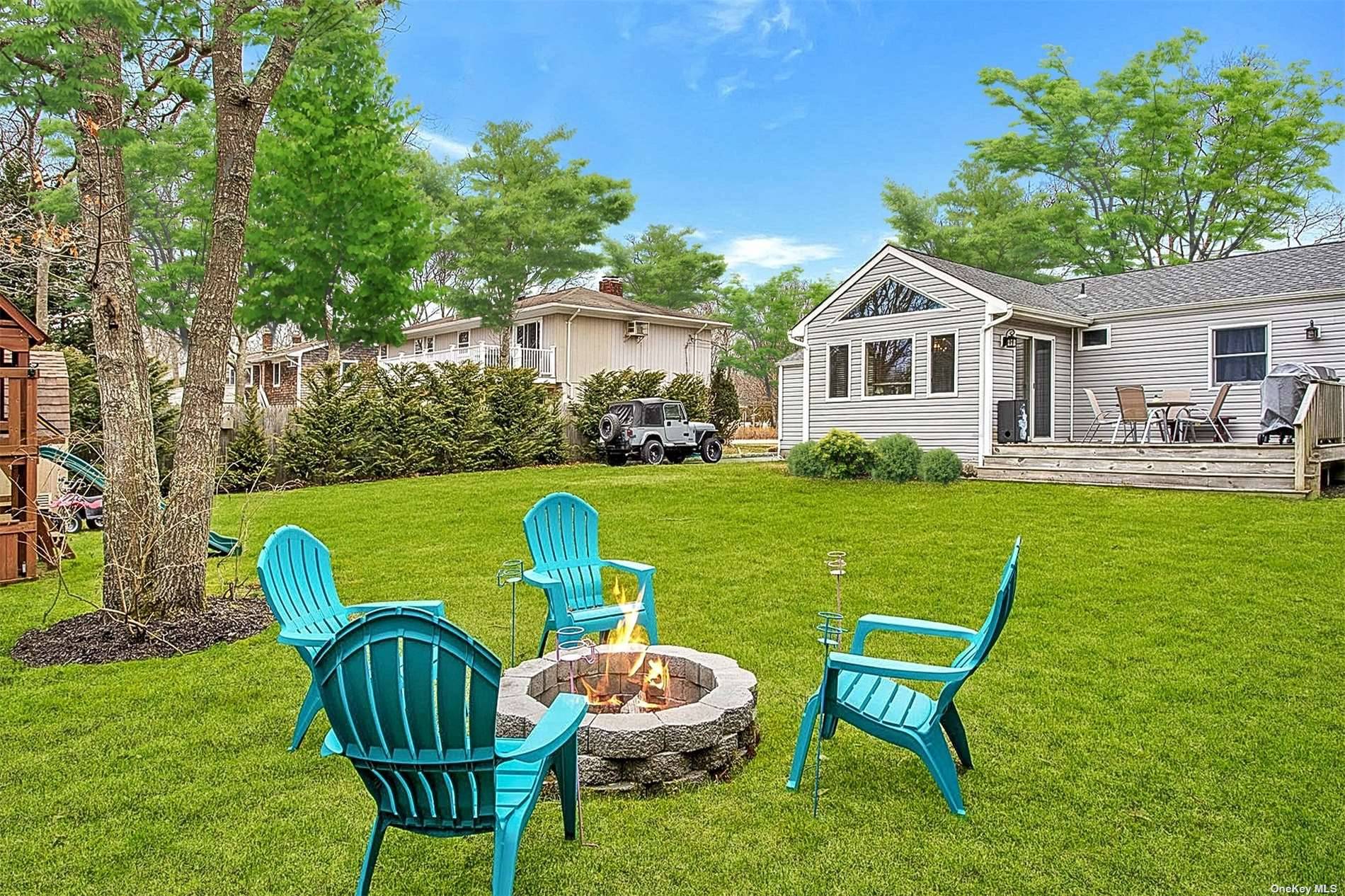 Inviting and stylish home situated on the southern side of Hampton Bays.