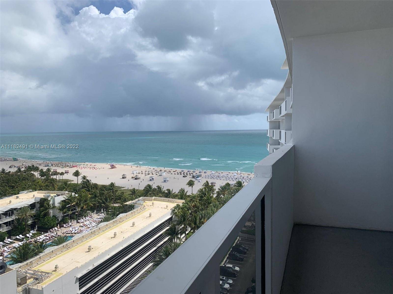AVAILABLE NOW 1 MONTH UP T 1 YEAR LEASE Renovated unit, Studio Den Balcony and Ocean View, the rent includes WIFI, cable TV, and 1 parking space thru valet.