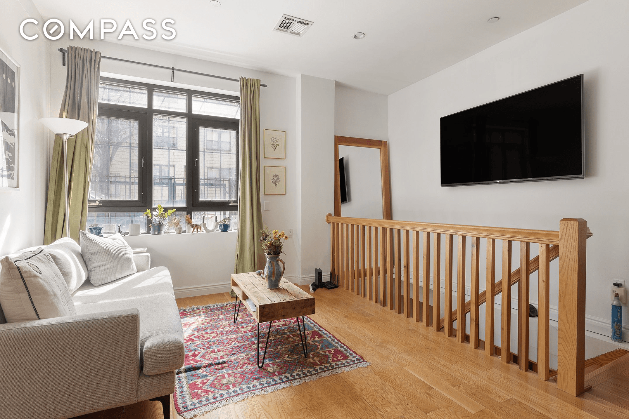 199 Huron Street Residence 1A is a one of a kind 1, 000 square foot duplex located on one of the most charming, quiet, tree lined blocks in Greenpoint.