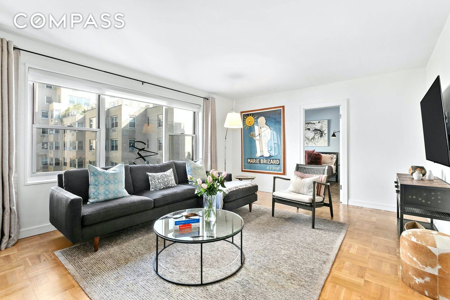 Super Sunny renovated Junior 1 Bedroom 1 Bathroom home located in one of Greenwich Village's most sought after full service buildings, The Brevoort East.