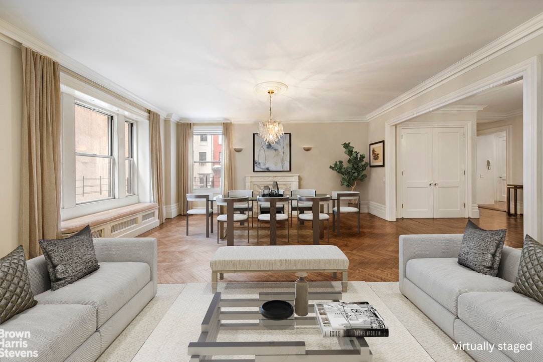 Substantial 4 bedroom home located in one of the Upper West Side's premiere coops.