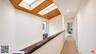 Skylights above bring natural