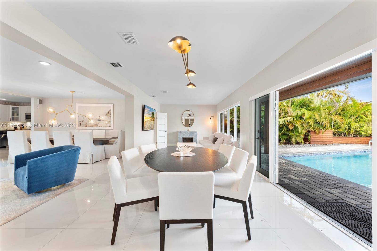 Located on a oversized lot in the prestigious gated Keystone Island this a beautifully renovated and fully furnished by Restoration Hardware turn key 3903 sqft home has s 75 feet ...