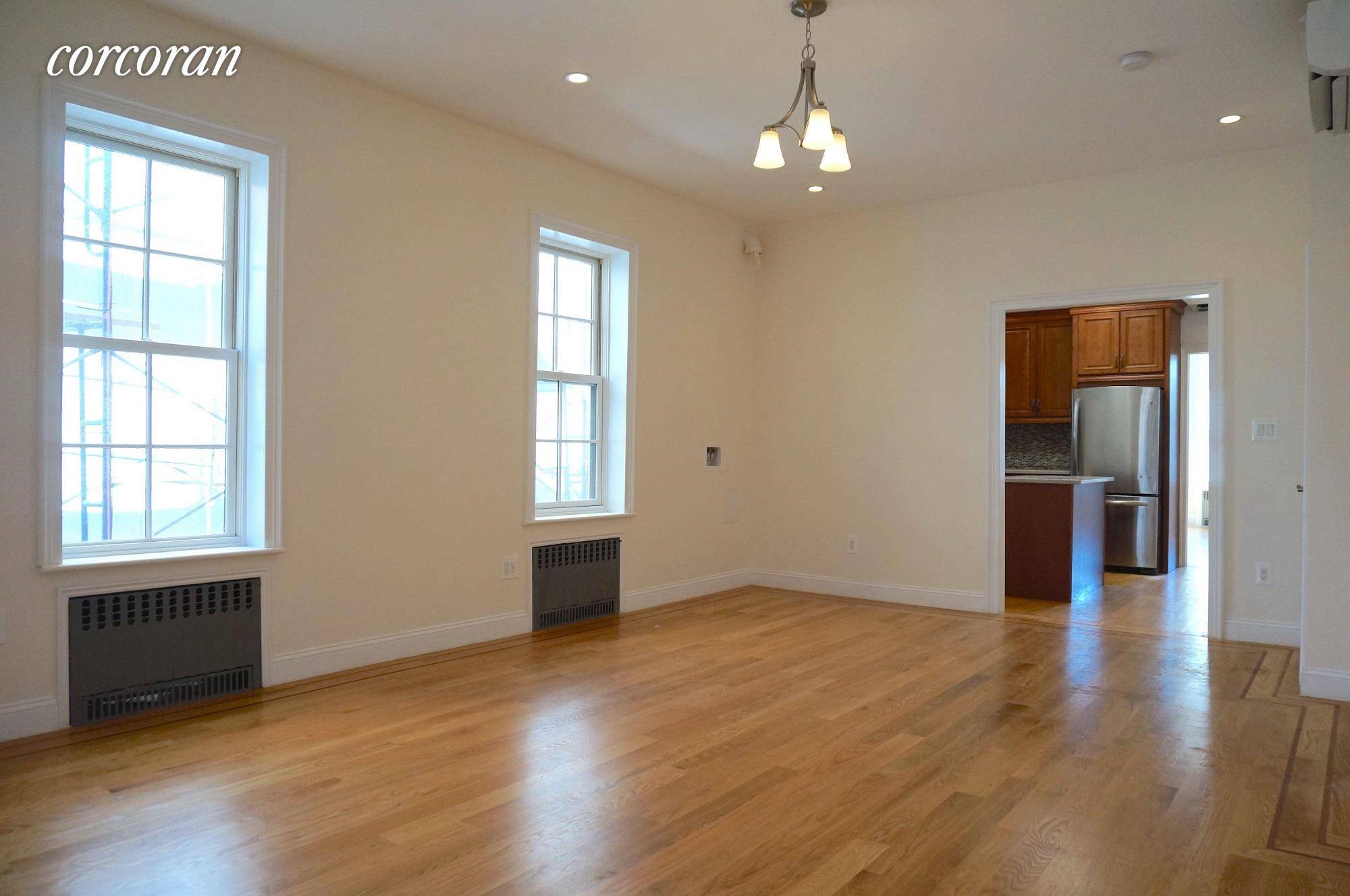 Full Floor renovated three bedroom home in Prospect Lefferts Gardens, one of the hottest neighborhoods in all of Brooklyn !