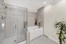 Updated full lower level bathroom