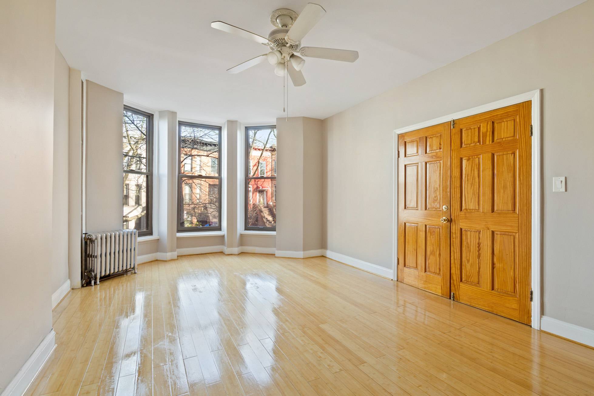 Spacious true two bedroom in this sun filled classic brownstone in historic Crown Heights.