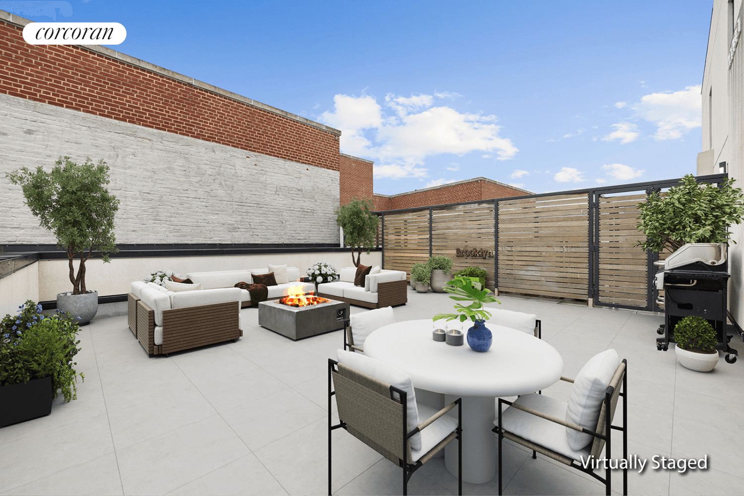 THE HYPE IS REAL ! This apartment features one of the largest private outdoor spaces currently on the market in this price category !