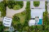 Aerial view showing 242 Gladiolus and the adjacent parcel at 240 Gladiolus which is beautifully landscaped and has a large garage. 240 Gladiolus is a