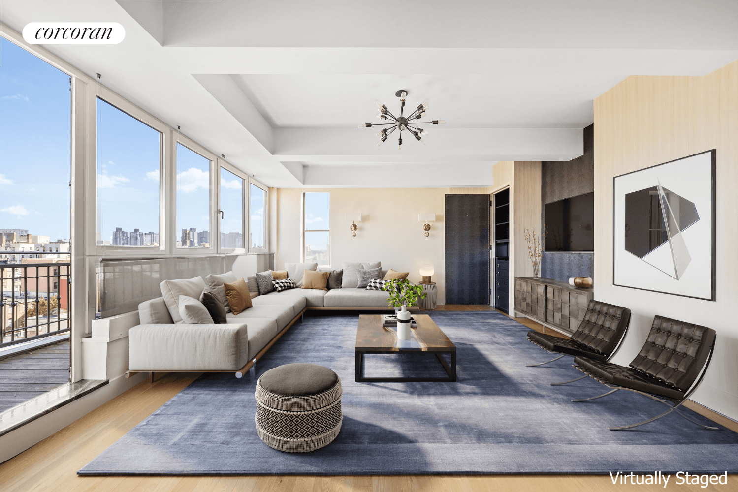 This is a tremendous opportunity to purchase a unique, over sized, turn key, two bedroom, two bath that has 1, 334 square feet of interior space and two balconies with ...