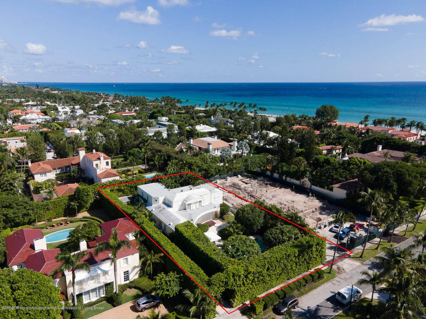 Fantastic opportunity to build your Palm Beach dream home on this 100' x 195' In Town lot.