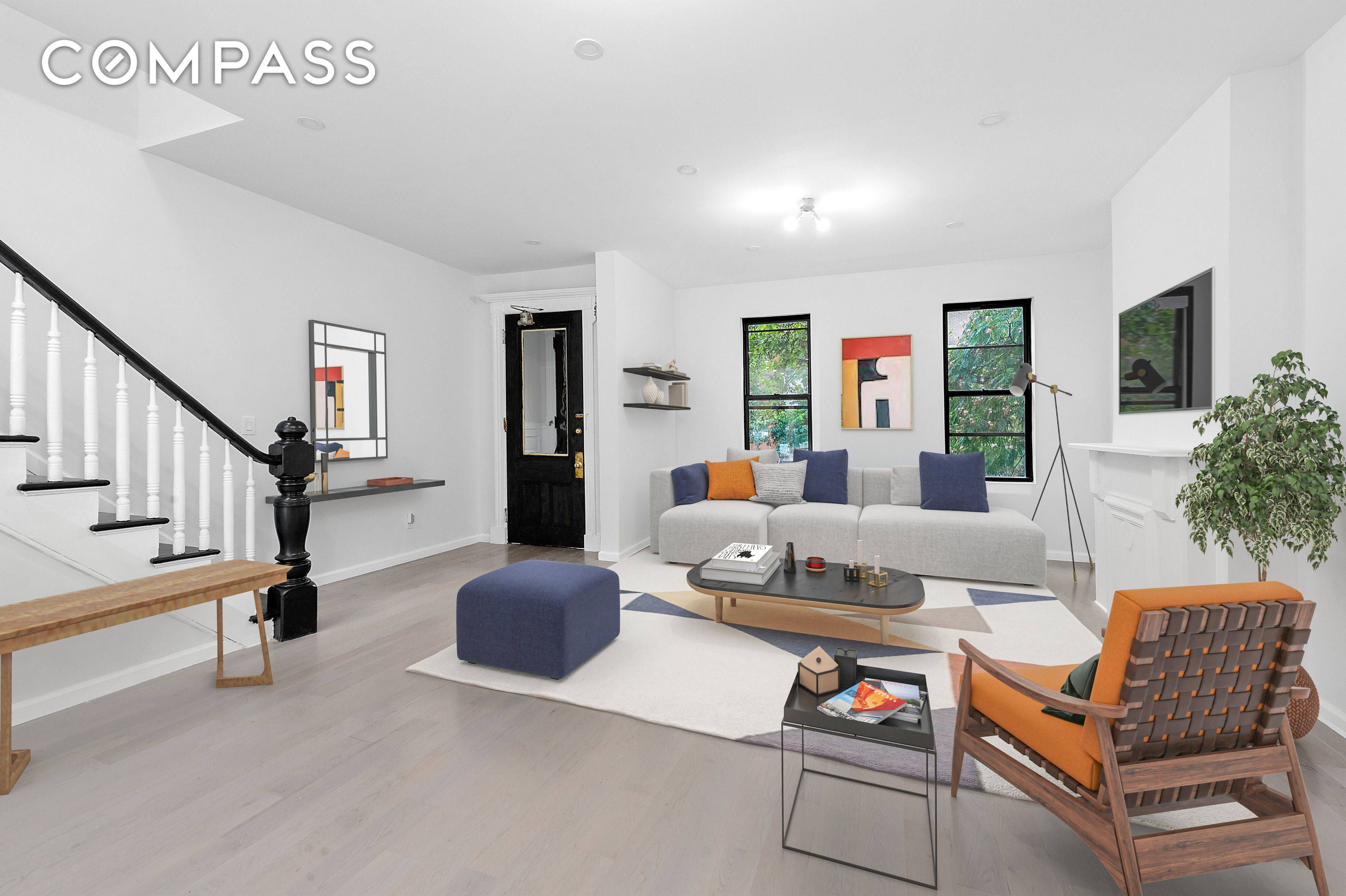 Newly renovated 4BD 2. 5 BA home in the heart of Greenpoint, just one block to McGolrick Park !