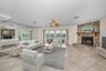 Virtually staged Great room
