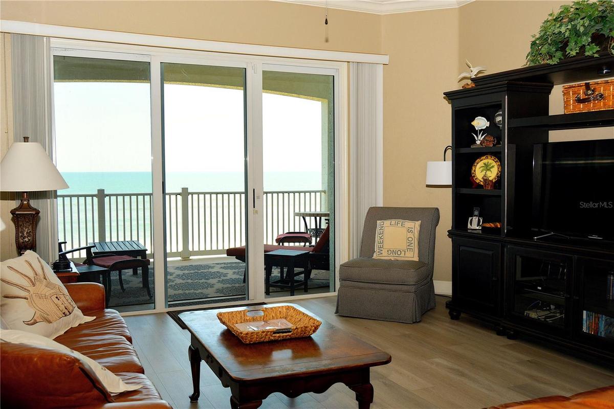 Open living with expansive ocean view.