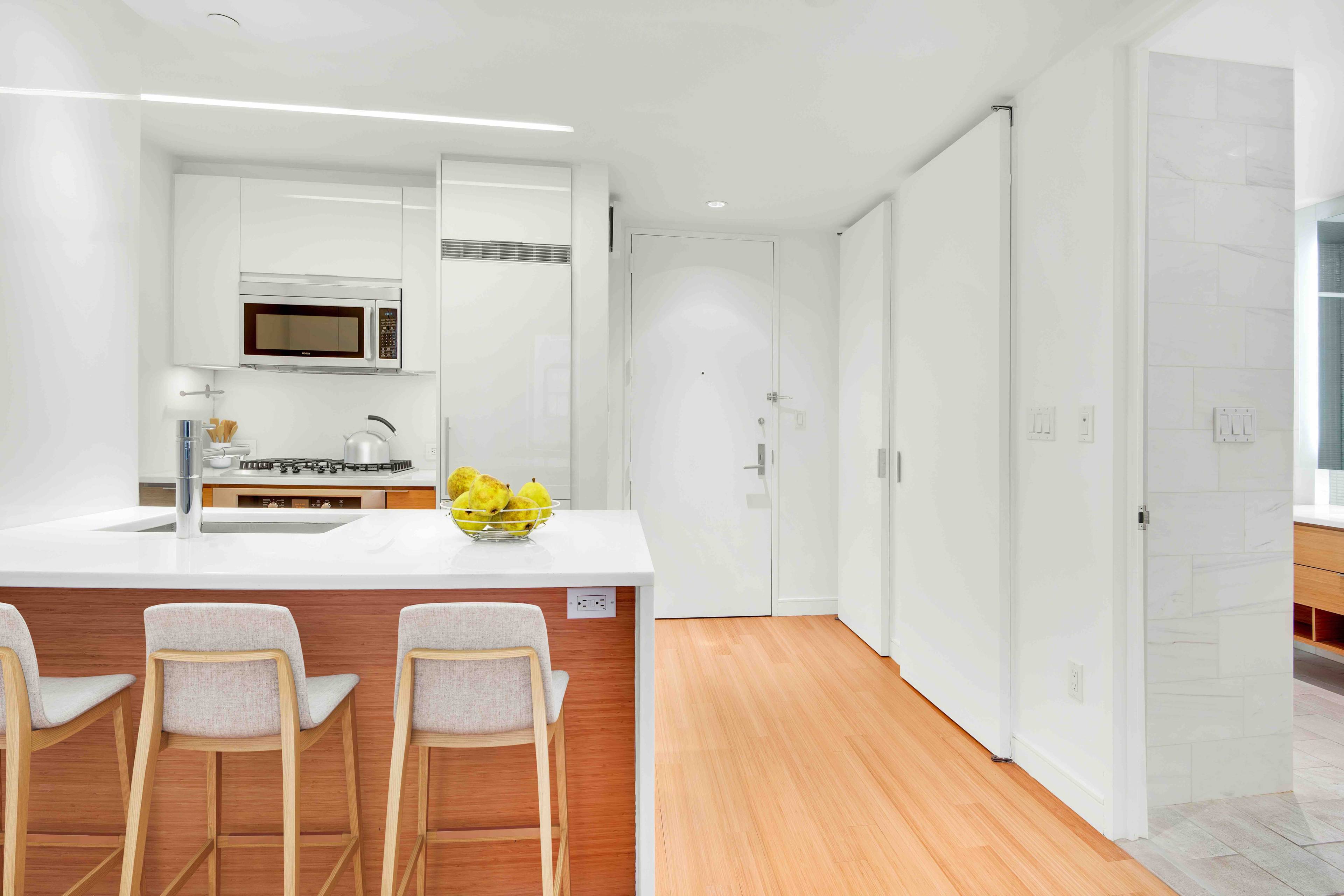No. 3E is a one bedroom apartment reminiscent of the zen like ambiance 303 living has to offer.