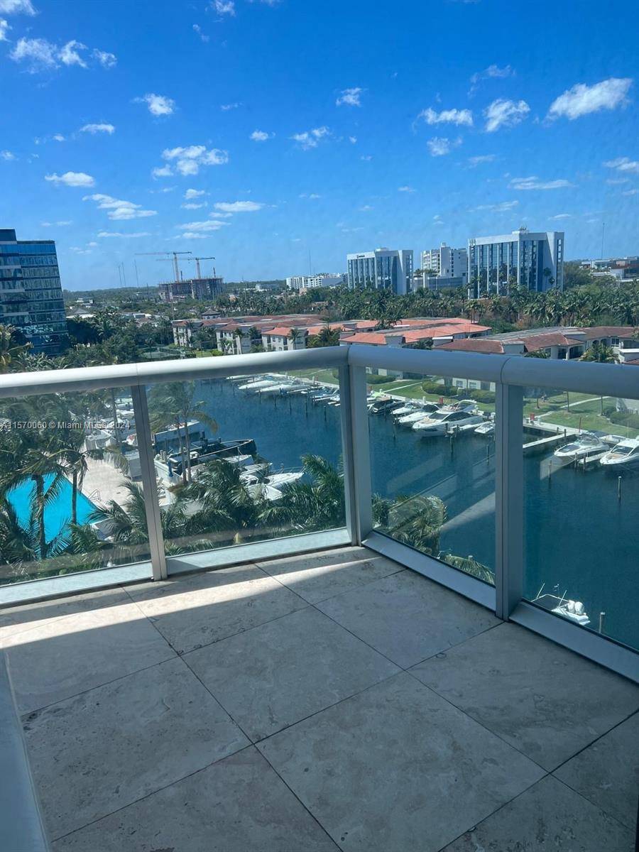 Luxury corner unit, balcony with unobstructed water view.
