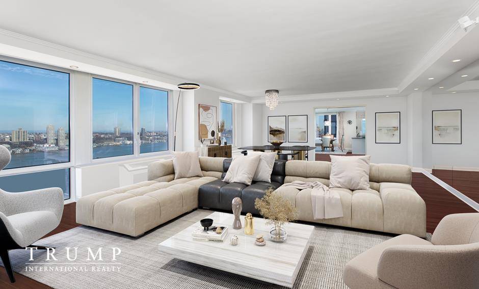 Enjoy unparalleled 360 degree views and an abundance of space in this loft like home in the sky that was once featured on NBC's Open House New York.