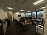 Office space with a drop ceiling