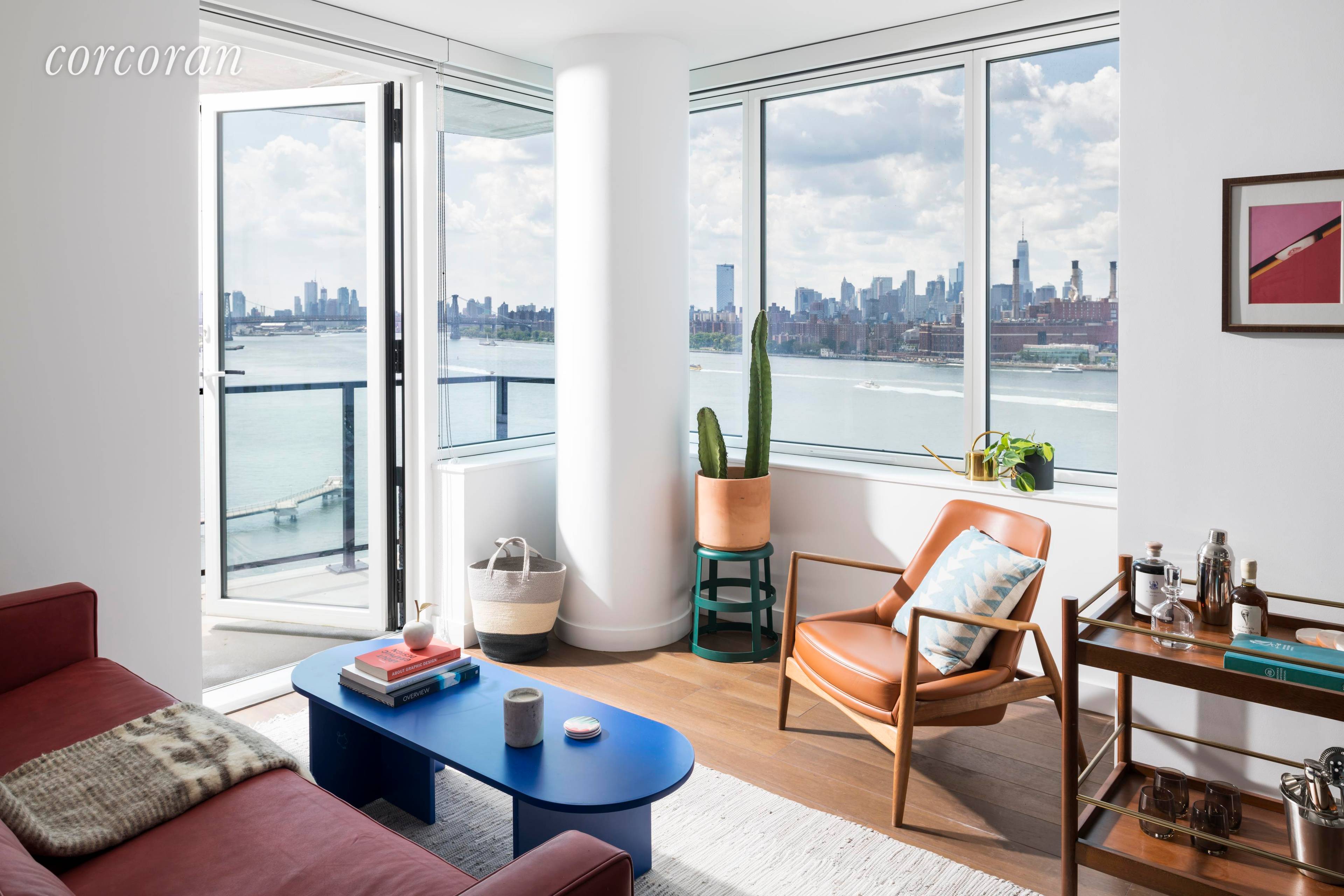Offering 3 months free on a 15 month leaseThis southeast facing 1BR residence features ample light and outdoor space with oversized windows allowing for openness unmatched throughout its incredible Brooklyn ...