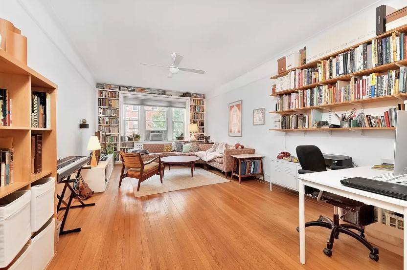 This pre war, spacious two bed, two bath in historic Jackson Heights features a renovated kitchen with high end appliances and a large pantry, two full bathrooms one fully renovated, ...