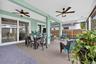 Another view of the Lanai which has 3 ceiling fans