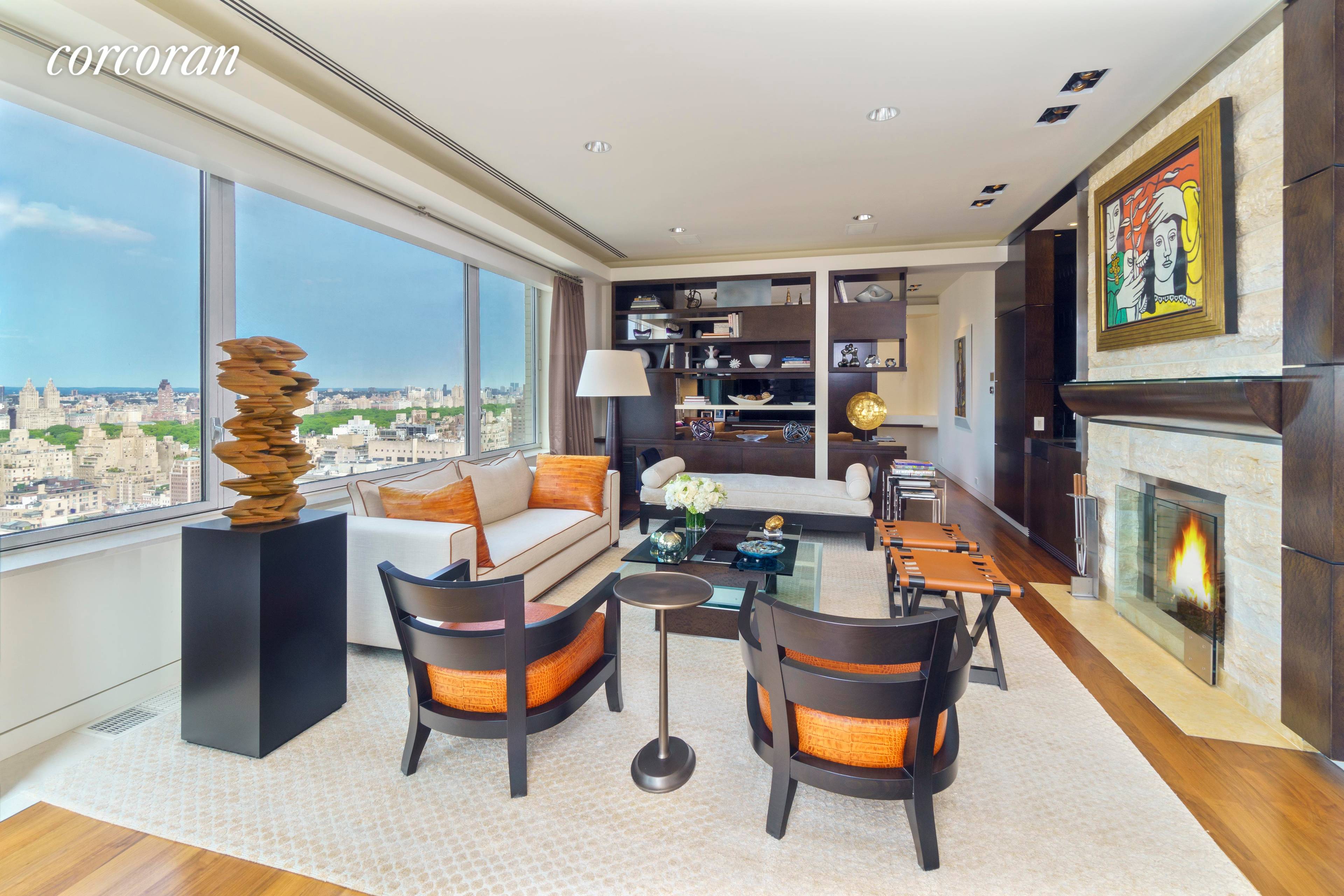 This one of a kind trophy penthouse was specifically designed for the developer of The Chatham, Robert A.