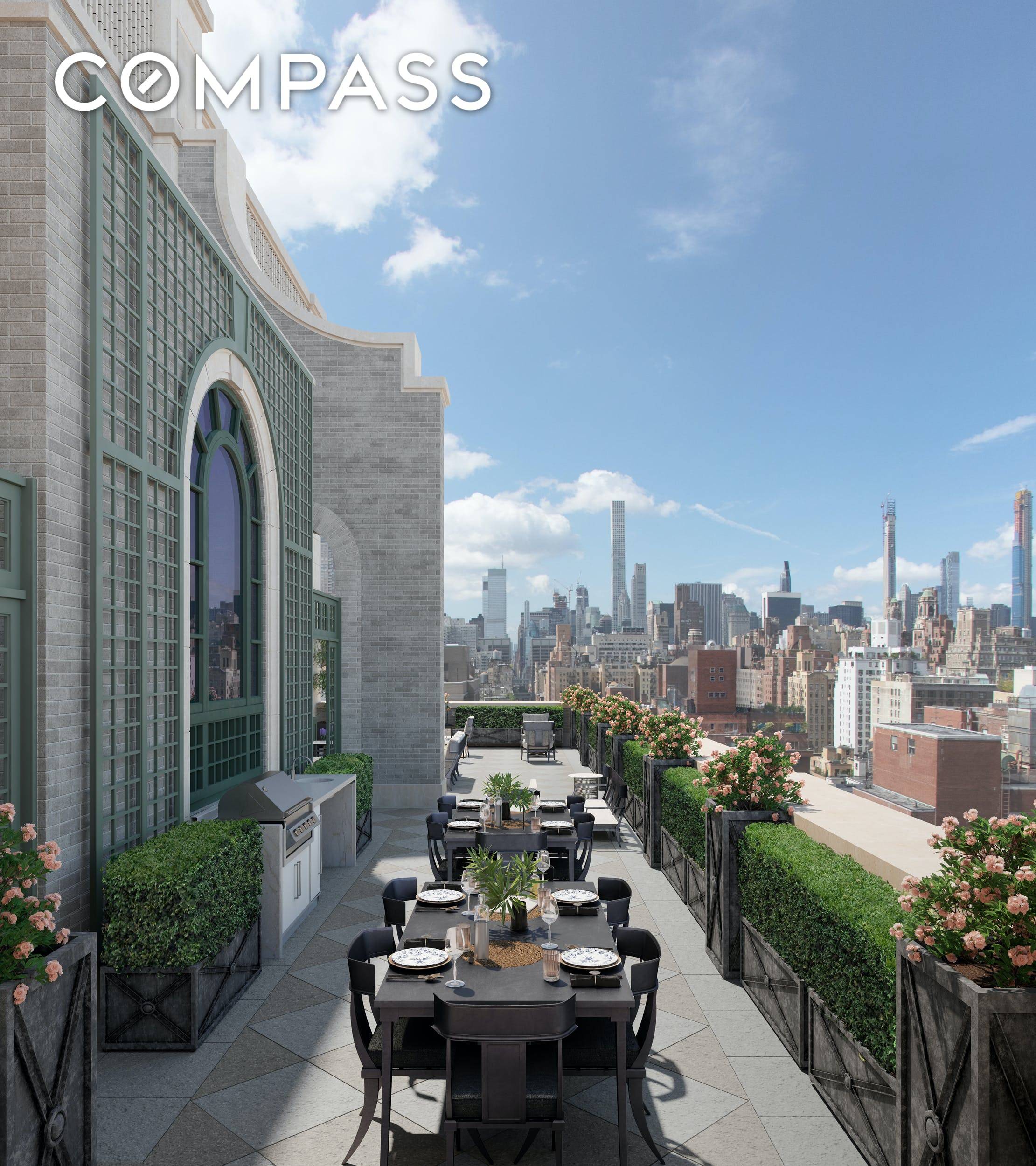 PH15 is a premiere full floor residence located at the top of 150 East 78th Street.