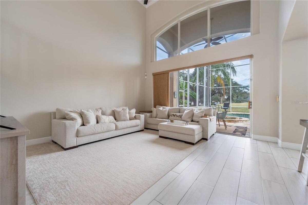 Generous living space offers flexibility and excellent flow throughout the first floor.