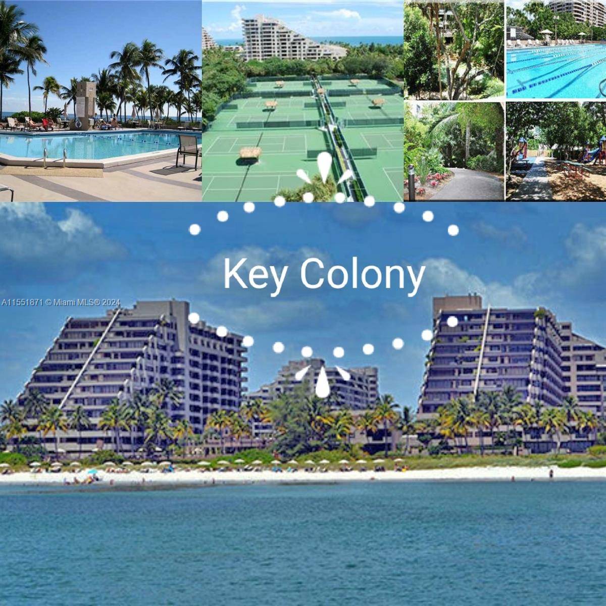 BEST PRICE IN TIDEMARK ! Experience an Oceanfront resort like lifestyle in the exclusive Key Colony community in the Island Paradise of Key Biscayne.