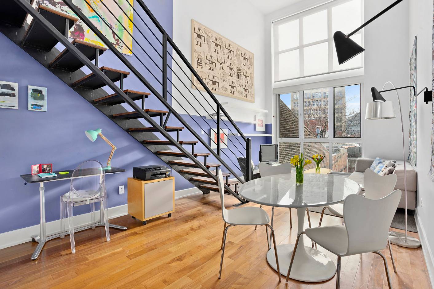 FURNISHED one bedroom loft in the heart of Williamsburg.