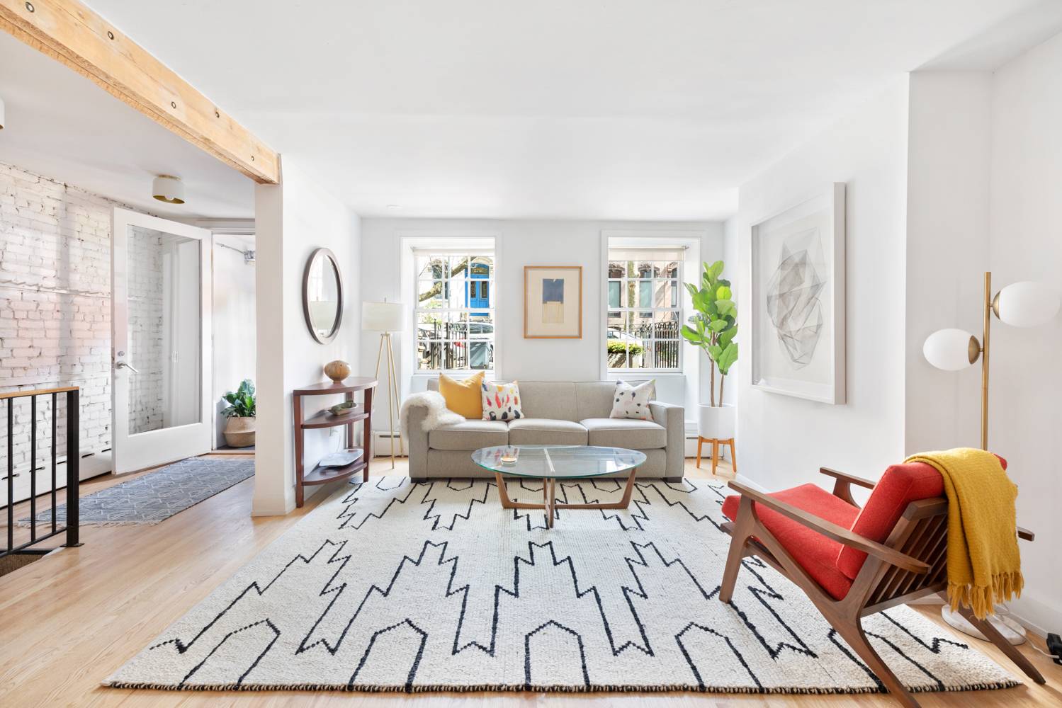 On one of the best blocks in Cobble Hill, this sprawling brownstone 2BR currently configured as 3BR 2.