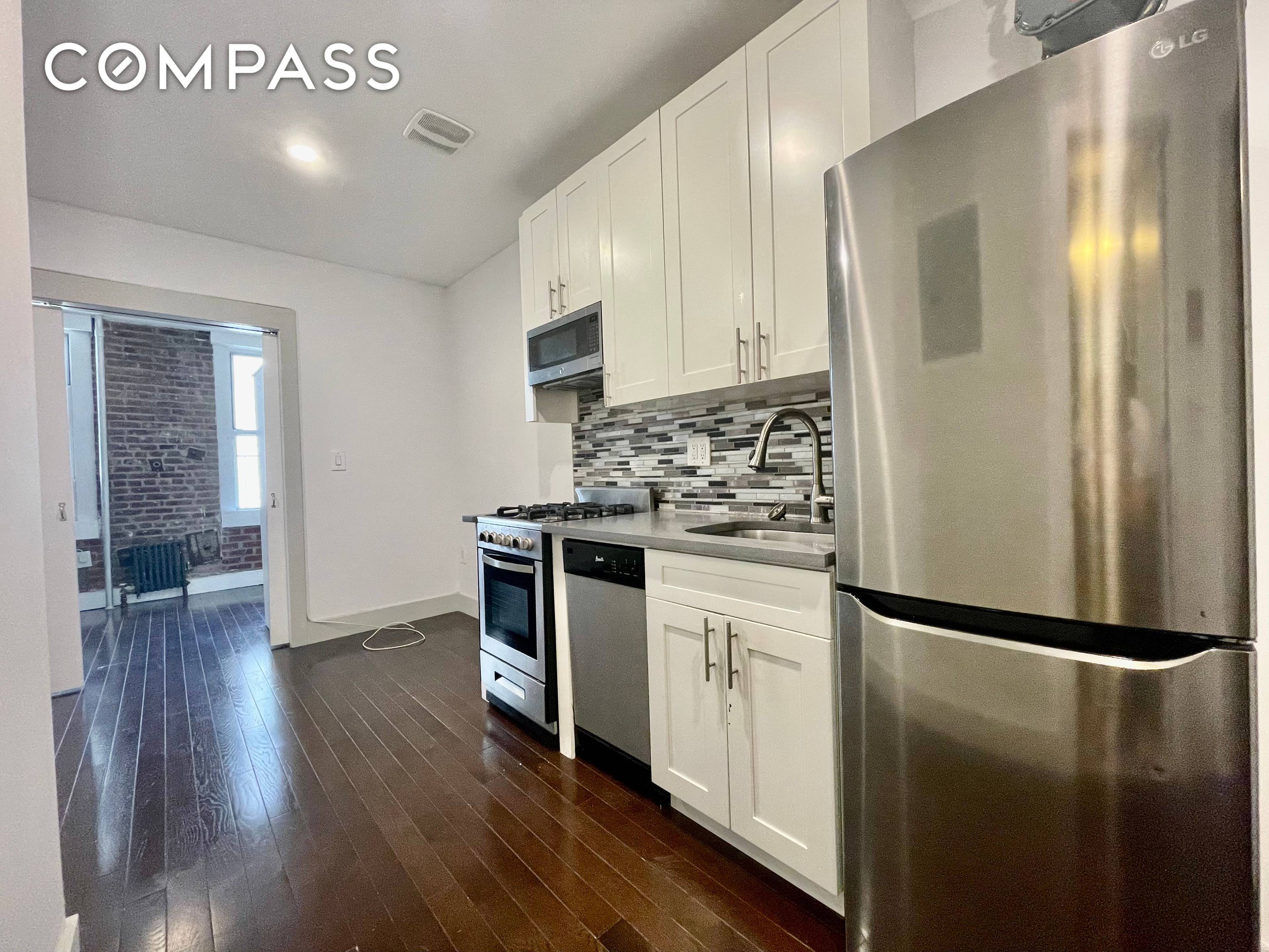 Prime Nolita SoHo 2 bedroom with 1 bath Renovated kitchen and stainless steel appliances.