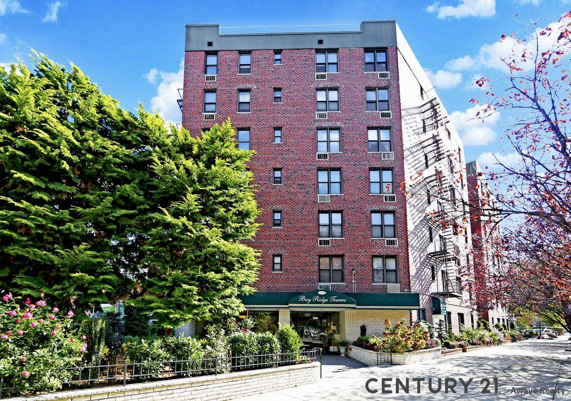 This spacious two bedroom apartment is situated on the top floor of one of the most desirable co op buildings in Bay Ridge.