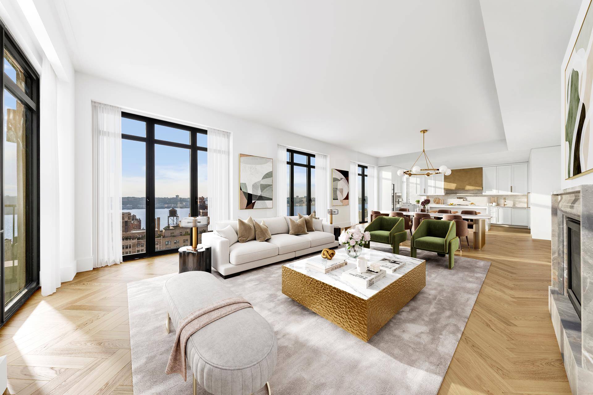 IMMEDIATE OCCUPANCYThe Penthouse, the crown jewel perched atop 2505 Broadway, encompasses the entire top floor, capped by a dramatic river facing rooftop terrace with mesmerizing views of the Hudson River, ...