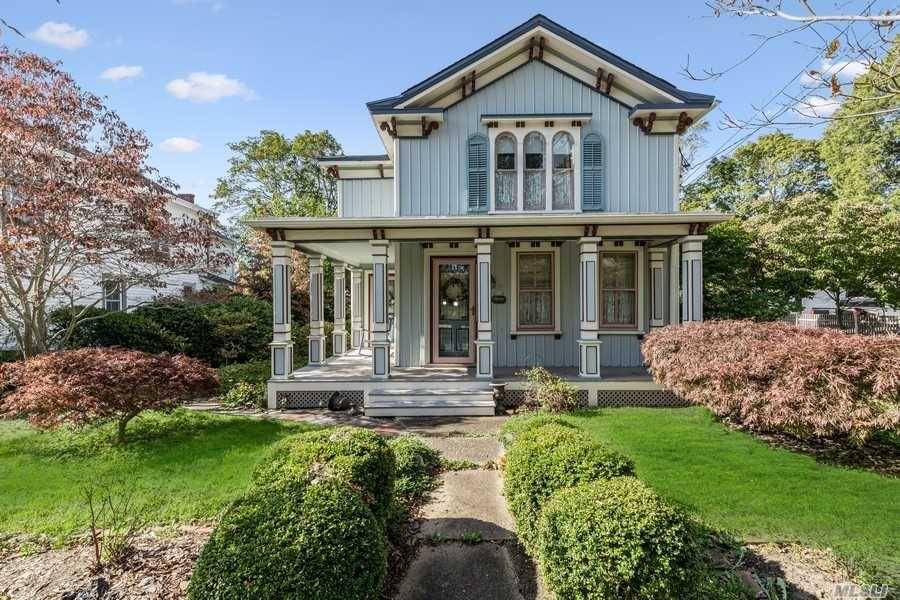 One of a kind, Italianate 1840s Hahn family farmhouse located on a quiet one way street.