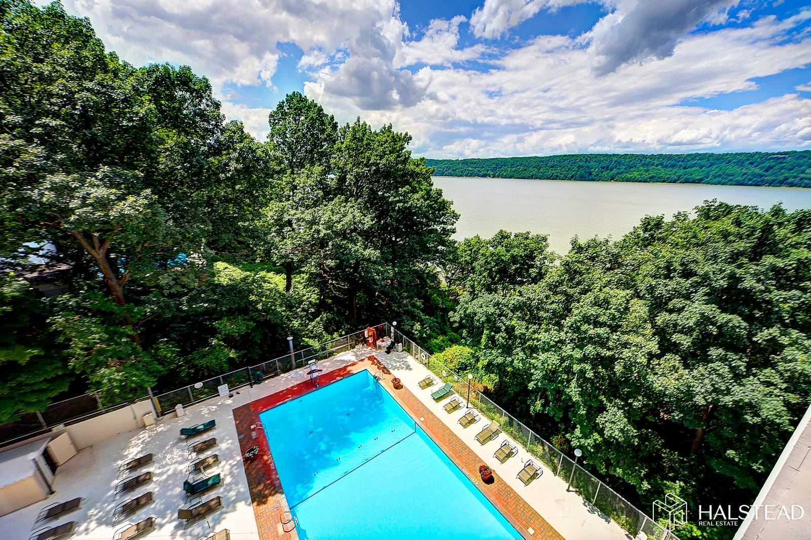 A Sprawling, Renovated combined apartment with a large Terrace at River Terrace, one of the most sought after co ops in Riverdale, situated on the Hudson River in Spuyten Duyvil.