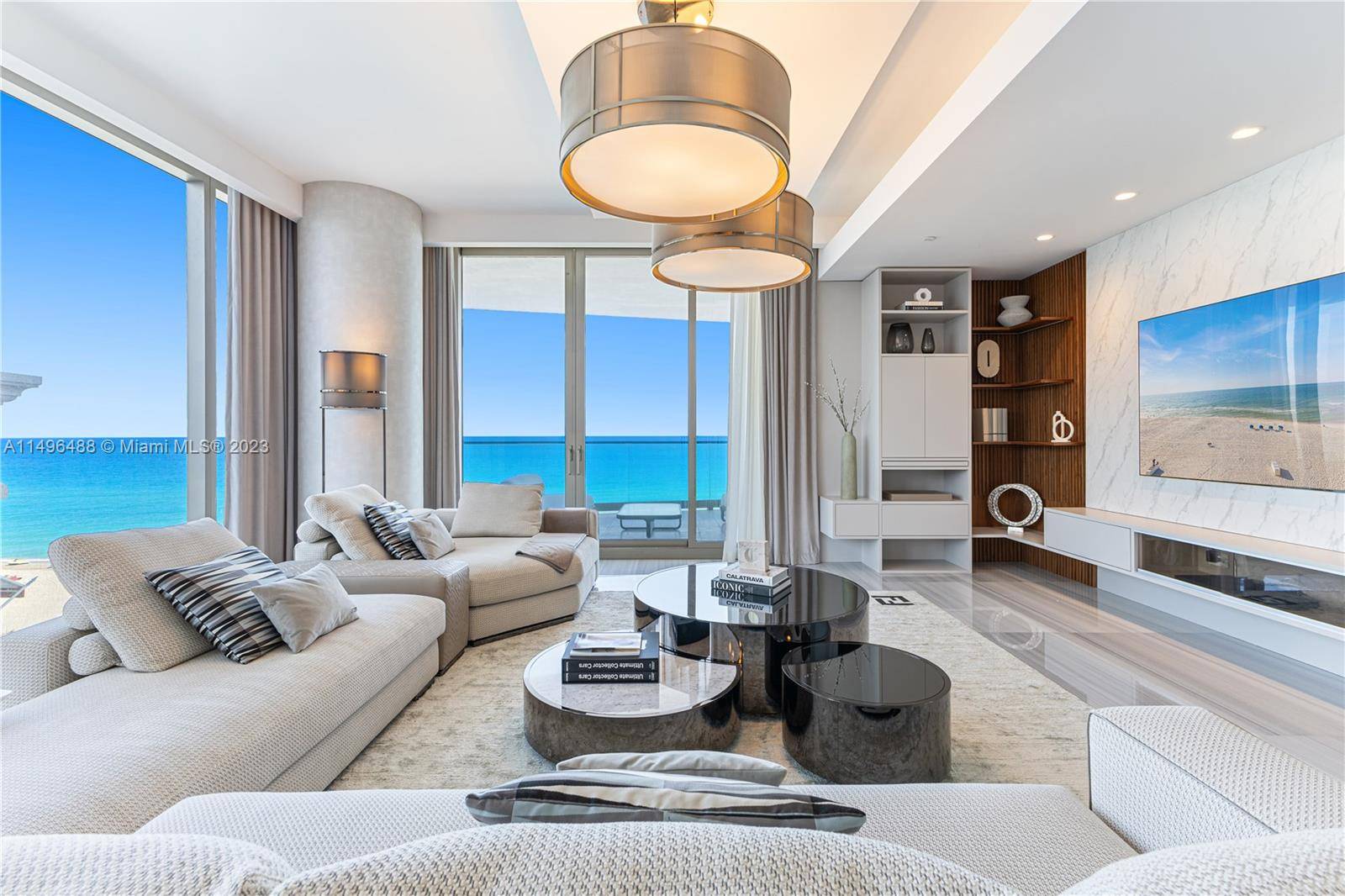 Magnificent oceanfront residence, beautifully designed and furnished by Luxury Living.
