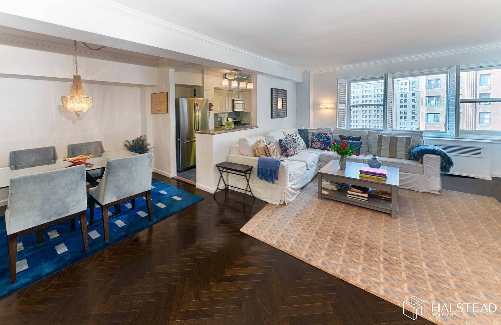 ENORMOUS, RENOVATED amp ; SUNNY 1 BR This is the largest one bedroom layout built in the West Wing of Schwab House and its size actually equals or exceeds that ...