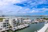 Overlooking the Intracoastal Waterway and marina, this outdoor retreat captures both the Memorial Causeway and Sand Key Bridge—each glowing beautifull