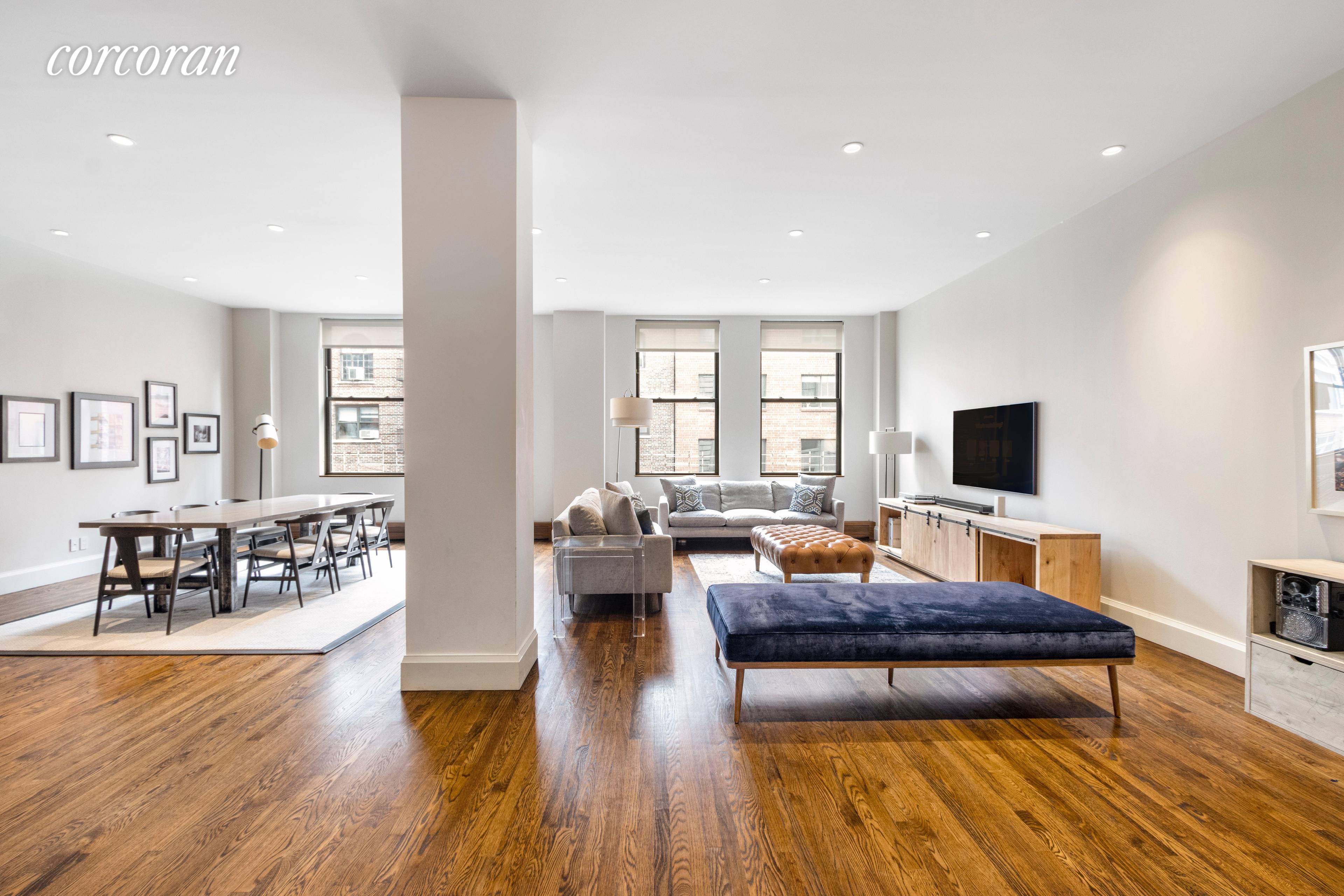 4C at 257 W 17th Street is a beautifully renovated and spacious three bedroom and two and a half bathroom loft.