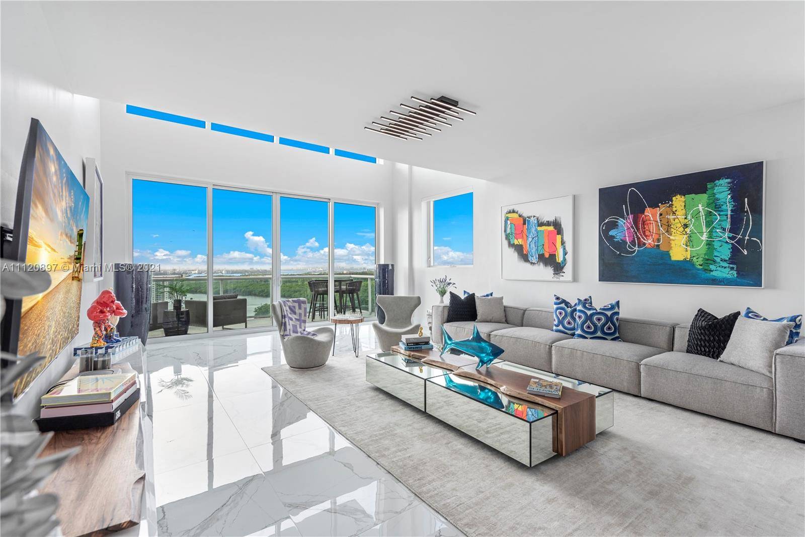 The most desired corner unit at 400 Sunny Isles is being offered for rent fully furnished.