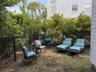 Back yard gathering area