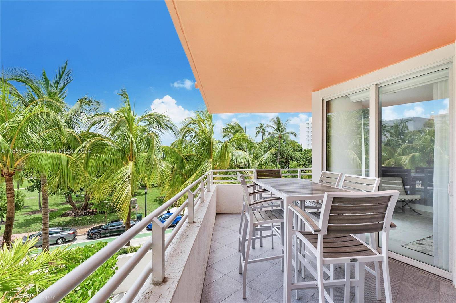 Ocean Front off seasonal rental located in the highly desirable South of Fifth.
