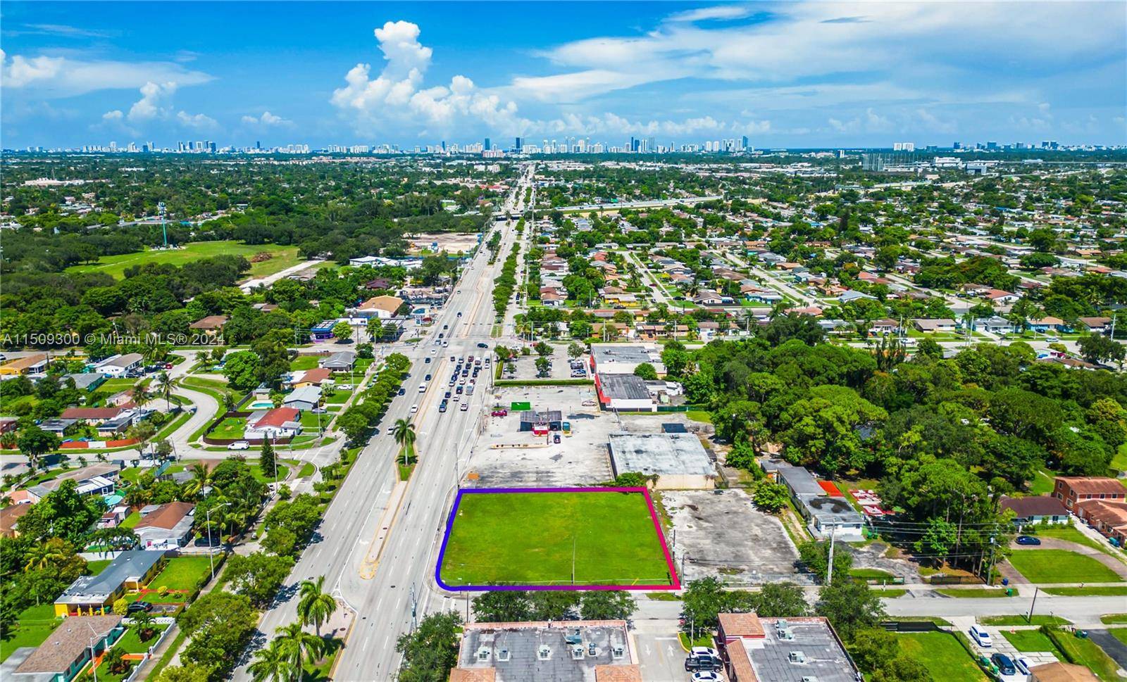 Proud to present a 0. 52 acre corner land parcel on the main NW 183rd Street corridor of Miami Gardens.